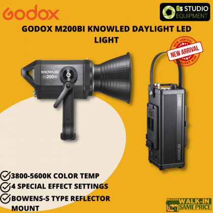 [Pre Order] Godox M200BI Knowled Bi-Color LED Light